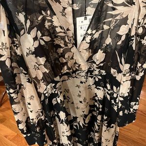 Beautiful Zara floral dress. Never been worn.